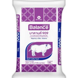 Balance Feed อาหารวัวรุ่น บาลานส์ 909 | อาหารโคขุน อายุ 6 เดือน คุณภาพสูง