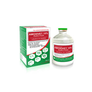 Amoxivet 15% ยาปฏิชีวนะชนิดฉีดสำหรับสัตว์ | รักษาการติดเชื้อแบคทีเรียในวัว สุกร สุนัข และแมว