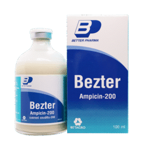 เบซเตอร์ แอมพิซิน 200 (BEZTER AMPICIN 200) – ยาปฏิชีวนะ Ampicillin สำหรับรักษาการติดเชื้อแบคทีเรียในวัว สุกร แกะ สุนัข และแมว