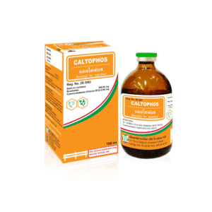 แคลโตฟอส (Caltophos) Injection 100ml – ยาบำรุงร่างกายและกระตุ้นเมตาบอลิซึมสำหรับสัตว์ทุกชนิด