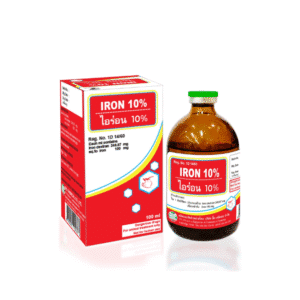 Iron 10% Injection 100ml – ยาฉีดเสริมธาตุเหล็กสำหรับสัตว์ทุกชนิด