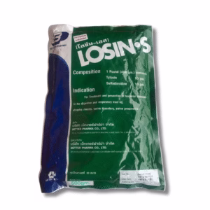 LOSIN-S (โลซิน-เอส) – ยาปฏิชีวนะผสมอาหารสำหรับสุกร | รักษาโรคทางเดินหายใจและลำไส้