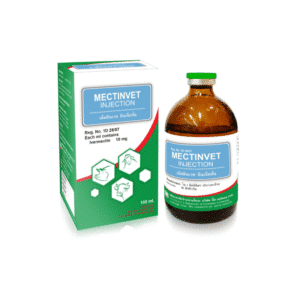 Mectinvet Injection 100ml – ยาถ่ายพยาธิชนิดฉีด สเปกตรัมกว้างสำหรับสัตว์ทุกชนิด
