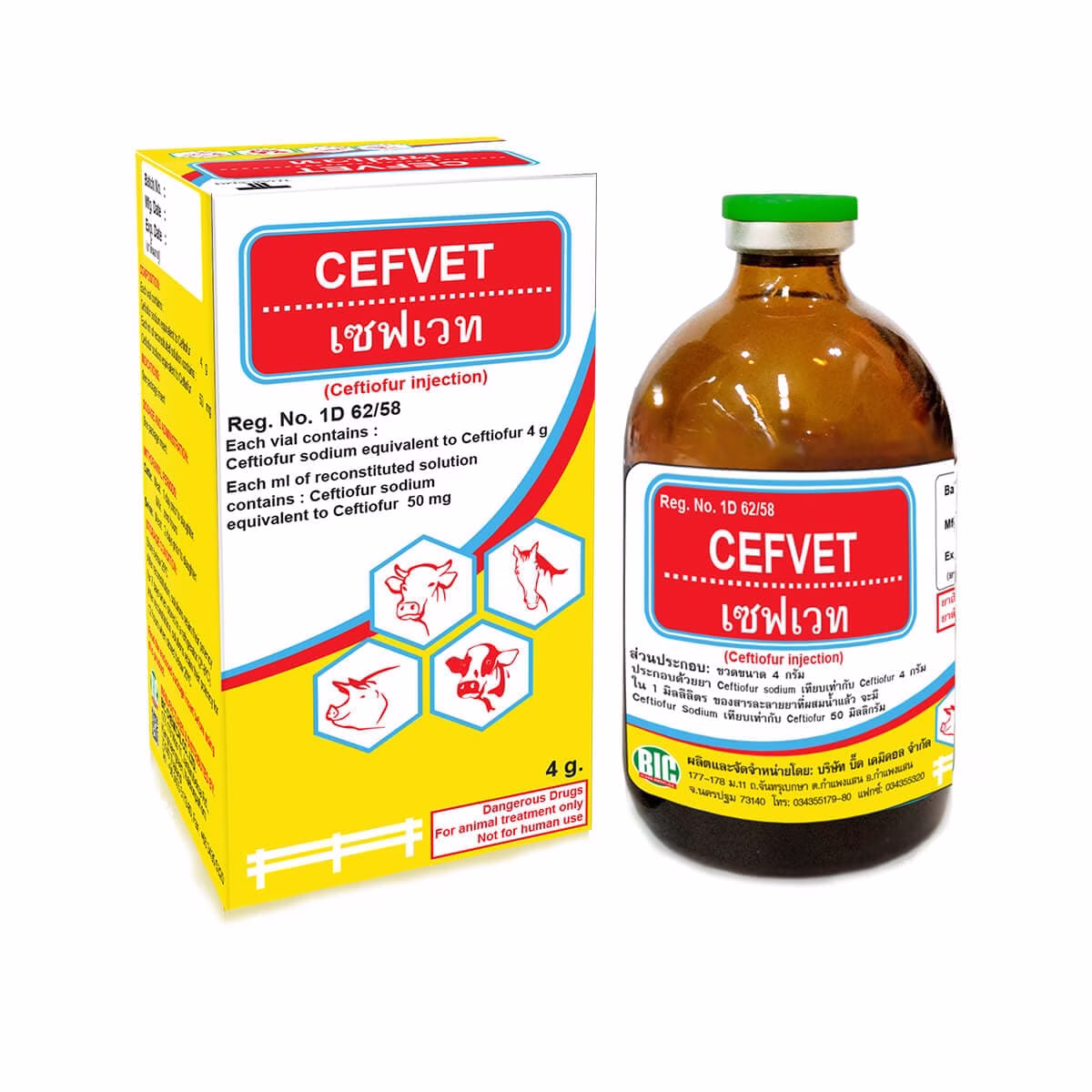 Cefvet Ceftiofur 4g