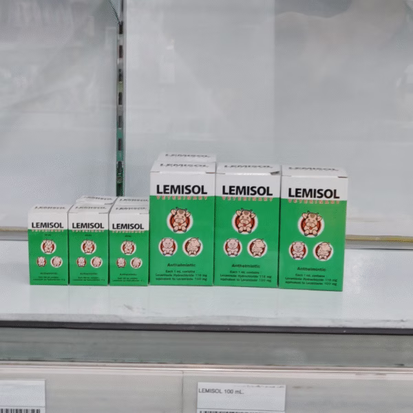 เลมิโซล (LEMISOL) – ยาถ่ายพยาธิชนิดฉีดและผสมอาหารสำหรับแพะ แกะ วัว สุกร | ออกฤทธิ์ต่อพยาธิตัวกลมในทางเดินอาหาร