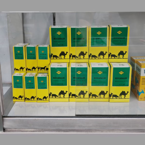 ไบโอคาทลิน อินเจ็คชั่น (BIOCATALIN INJECTION 100ML) – วิตามินบีรวม + สารสกัดตับและยีสต์ | เสริมพลังงาน ส่งเสริมการเจริญเติบโตในสัตว์เศรษฐกิจและสัตว์เลี้ยง