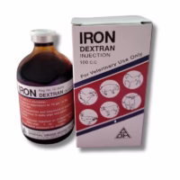 Iron Dextran Injection ยาฉีดธาตุเหล็กสัตว์ 20ml/100ml ป้องกันโลหิตจาง ลูกสุกร วัว ควาย