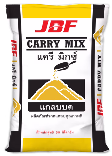 CARRY MIX แกลบบดคุณภาพสูง สำหรับอาหารสัตว์ | JBF | ถุง 30 กก.