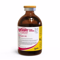 EXCEDE® FOR SWINE ยาปฏิชีวนะสำหรับสุกร Ceftiofur รักษาโรคทางเดินหายใจ ฉีดครั้งเดียว